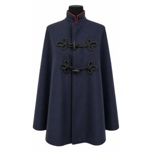 C.D. Williams & Co.‎ Nurses Outfitters Mock Neck Cape One Size Navy Blue Wool